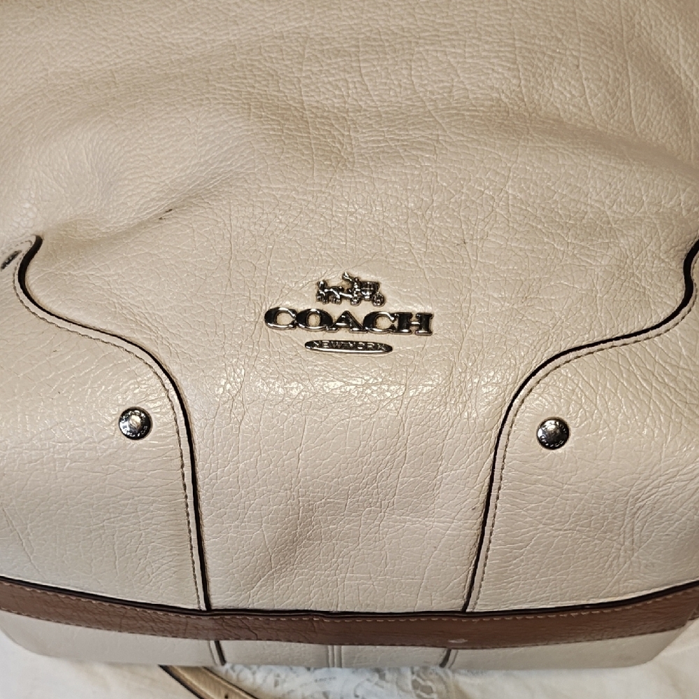 🧧 Coach Original Bucket Bag in Bicolor Leather - Picture 3 of 10